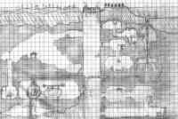 A hand drawn sketch of the level.